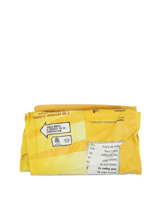 Balenciaga Yellow Chips Clutch Bag