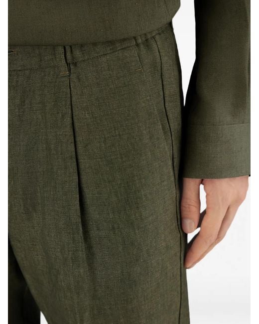 Herno Green Fade-Effect Shirt for men