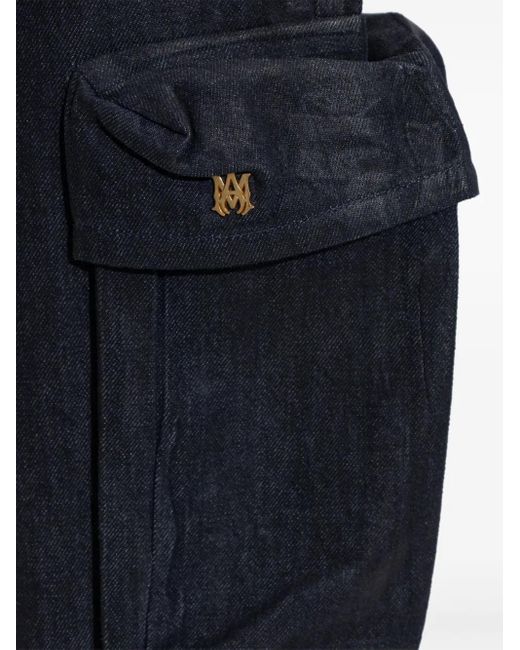 Amiri Blue Wide Jeans
