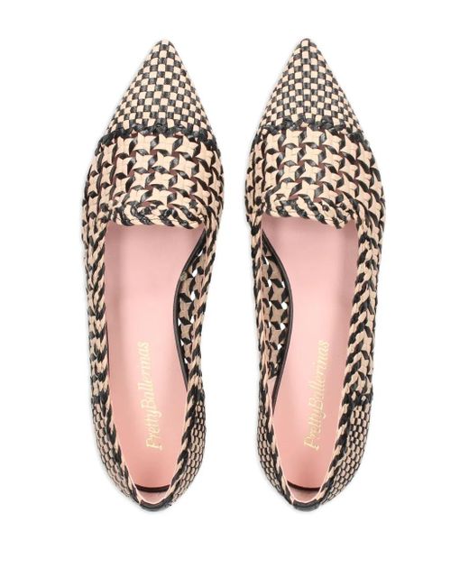 Pretty Ballerinas Black Ella Ballerina Shoes