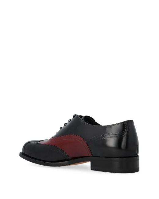 Bally Brown Colour-Block Lace-Up Shoes for men