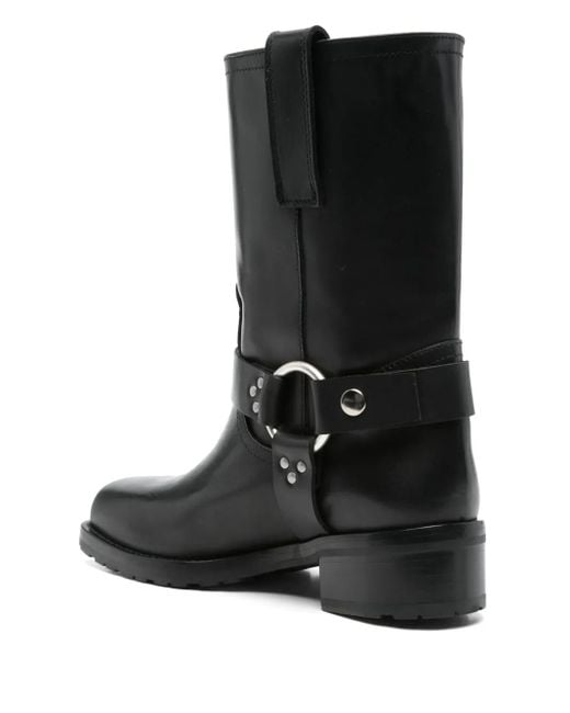 Sonora Boots Black 40Mm Dallas Biker Boots