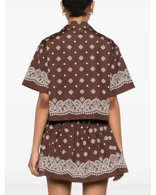 Camicia di Miu Miu in Brown