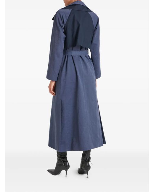 Trench Doppiopetto Victory di Temperley London in Blue