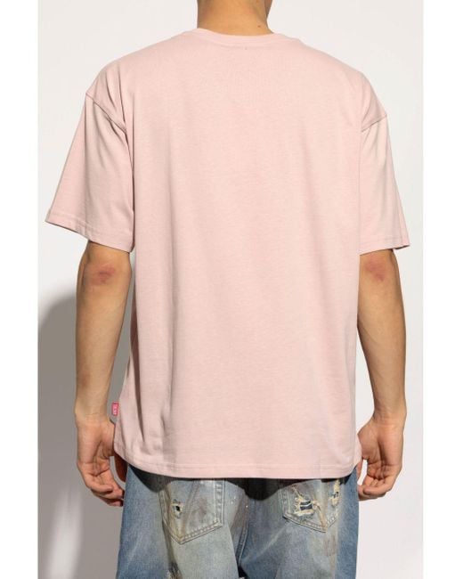 DIESEL Pink T-Boxt T-Shirt for men