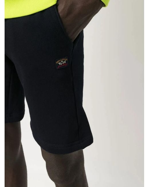 Bermudas Con Logo Paul & Shark de hombre de color Blue