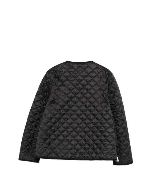 Max Mara Black Nylon Quilted Blouson Jacket