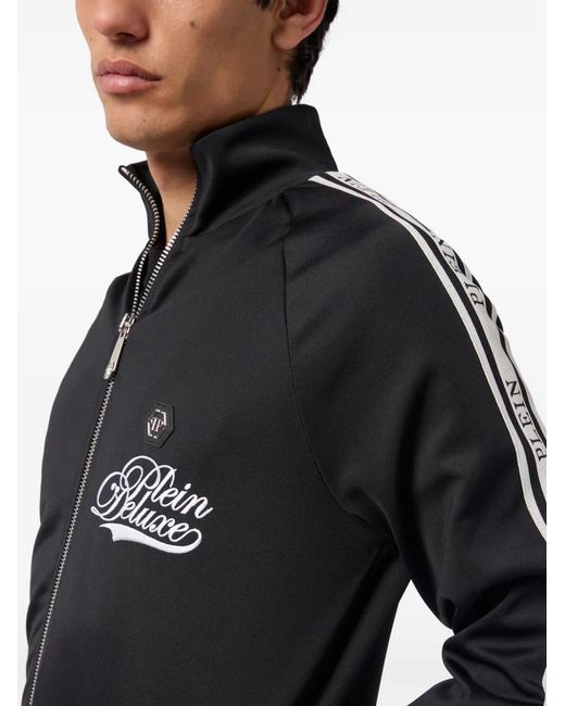 Philipp Plein Black Stripe Deluxe Signature Jacket for men