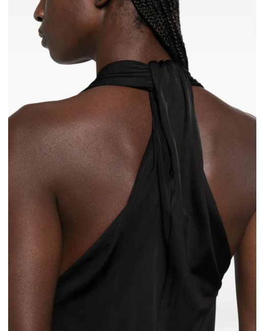 Another Tomorrow Black Slevveless Maxi Dress