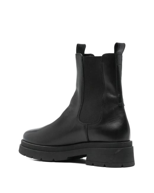 Marc O' Polo Black Elastic-Panel Boots