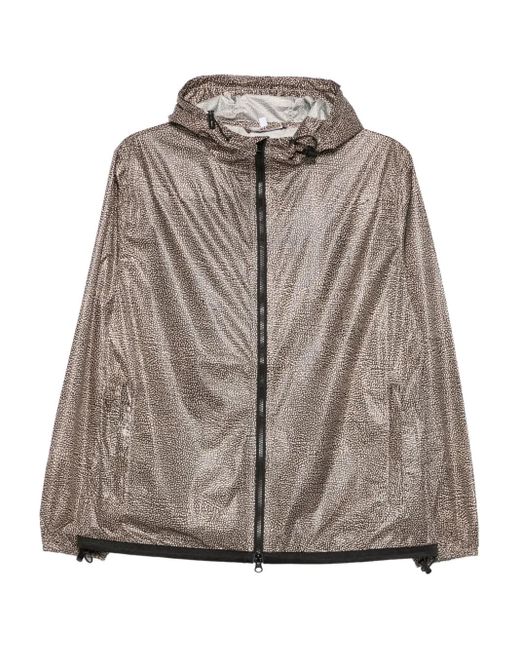 Chaqueta con cremallera Borbonese de color Brown