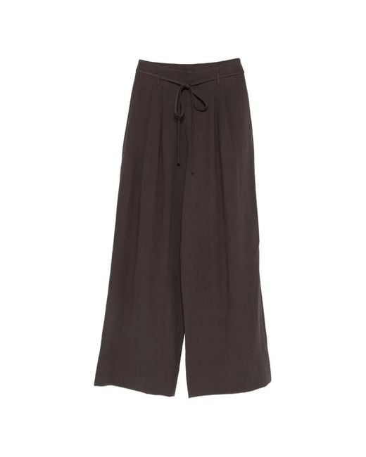 ELEH Brown Malva Tie Waist Trousers