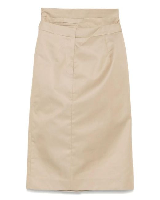 ShuShu/Tong Natural Twill Midi Dress