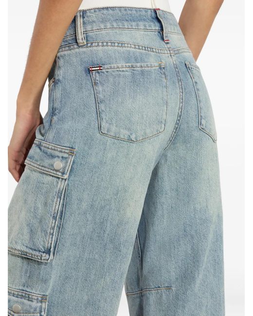 Alice + Olivia Blue Olympia Jeans