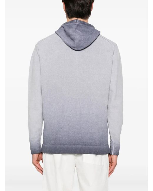 Sudadera con capucha y logo C P Company de hombre de color Gray