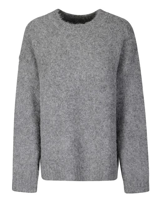 Pull À Effet D'Épaules Descendues Samsøe & Samsøe en coloris Gray