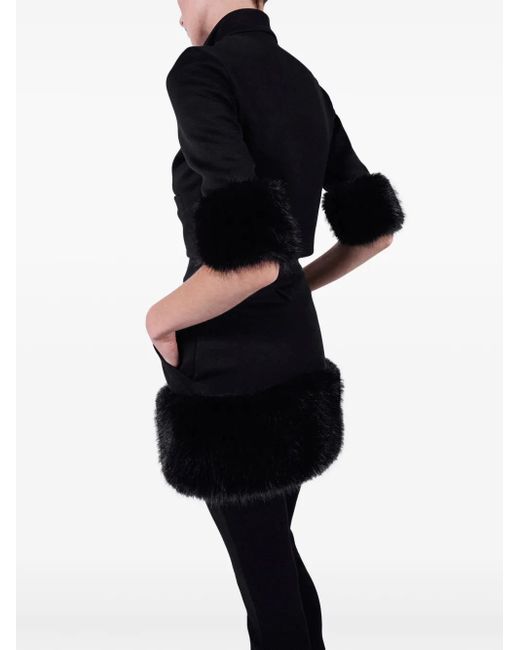 Prada Black Cropped Sweatshirt