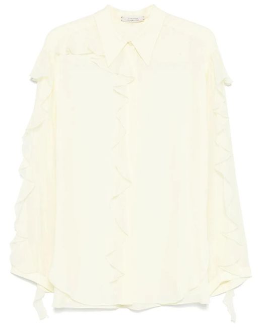 Dorothee Schumacher Natural Ruffled Shirt