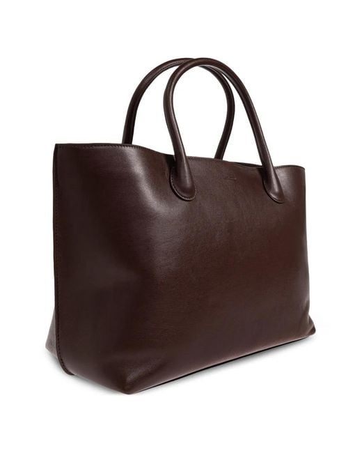 LIE STUDIO Metallic Grace Leather Tote Bag