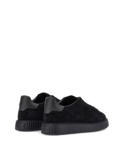 Hogan Black H-Stripes Sneakers for men