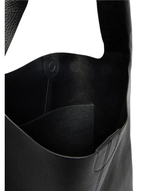 Patrizia Pepe Black Textured Tote Bag