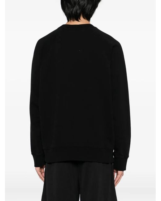 Maison Kitsuné Black Fox-Head Patch Sweatshirt for men