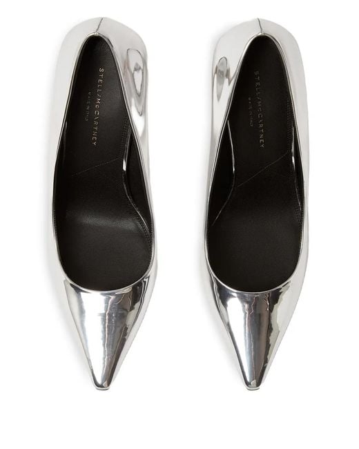 Stella McCartney White Elsa Patent Pumps