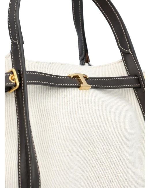 Tod's Metallic Small Tote Bag