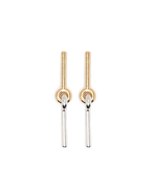 Uncommon Matters White Boucles D'Oreilles À Fermoir