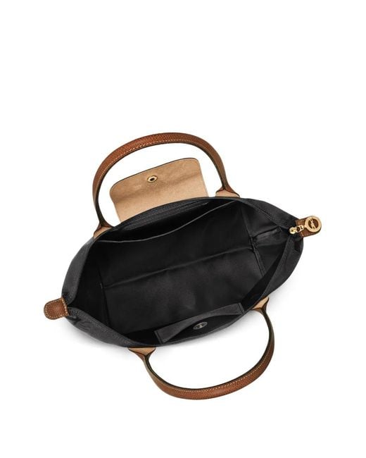 Longchamp Black Medium Le Pliage Original Tote Bag