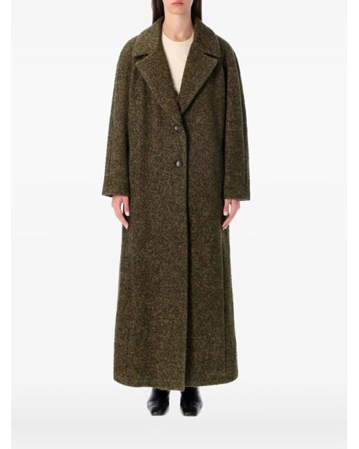 Emporio Armani Green Buttoned Coat