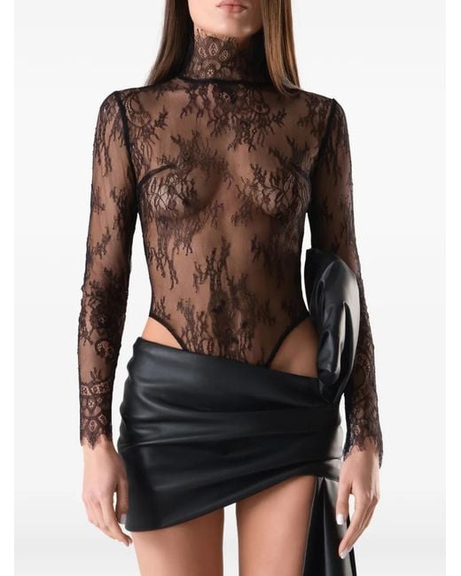 Lika Black Bow Mini Skirt