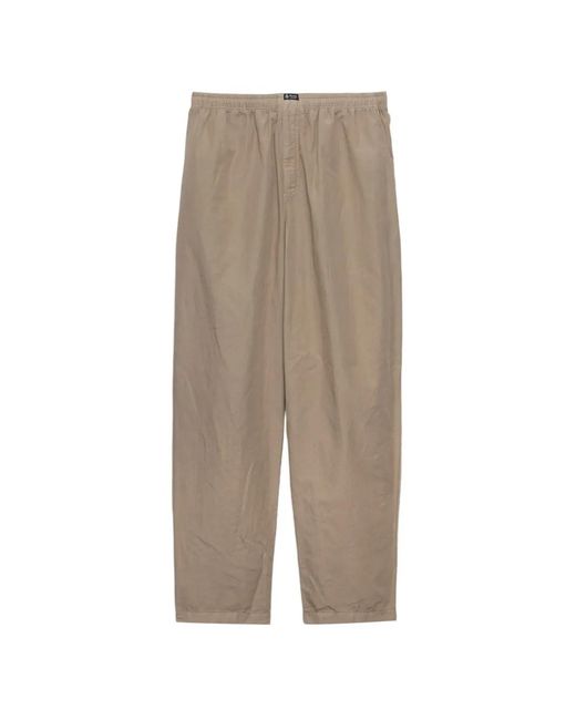 Prada Natural Linen-Blend Pants for men