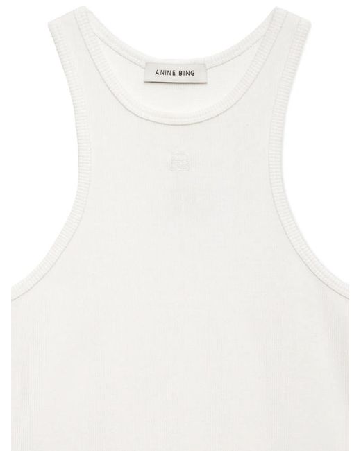 Anine Bing White Cole Tank