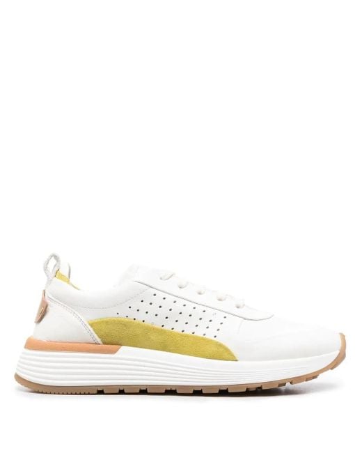 Moma Metallic Allacciata Low-Top Sneakers