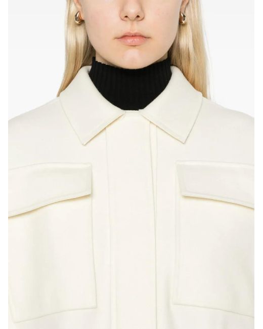 Jil Sander White Natural Cloth Jacket