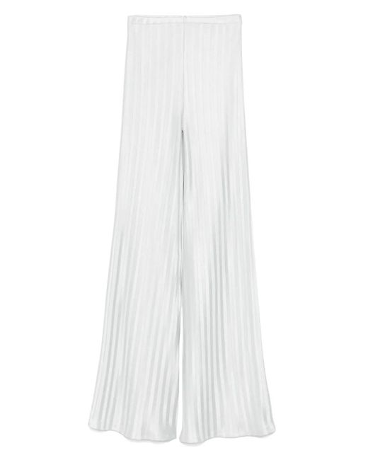 Pantalon Palazzo En Maille Tom Ford en coloris White