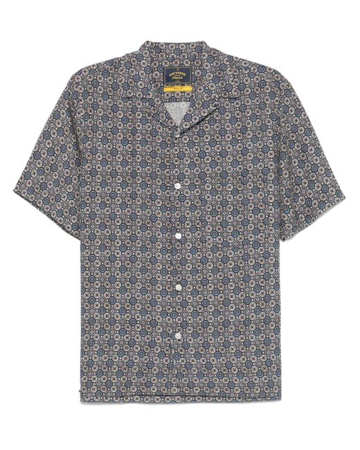 Portuguese Flannel Conte Overhemd in het Gray voor heren