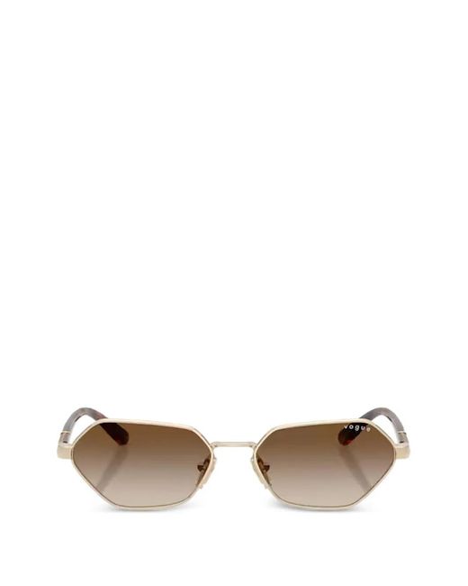 Vogue Eyewear White Geometric-Frame Sunglasses