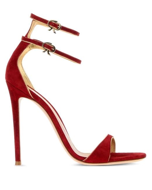 Gianvito Rossi スティレットヒール サンダル Red