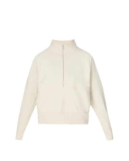 Sweaty Betty White Revive Half-Zip Sweatshirt
