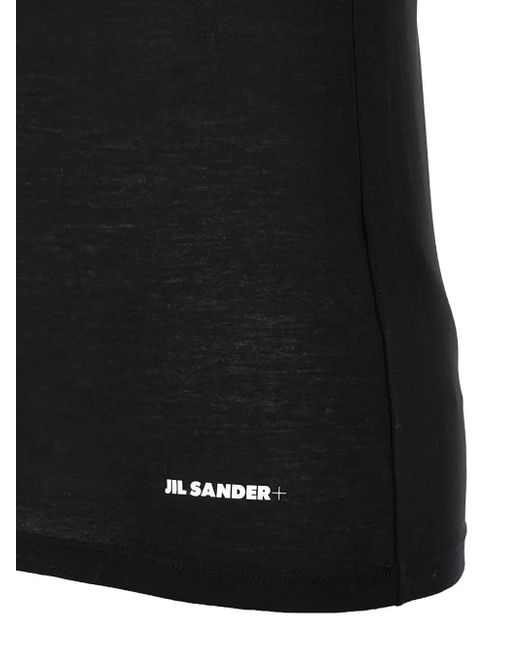 Logo Top Jil Sander de color Black
