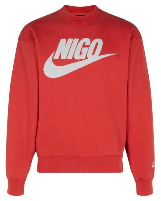 Nike Red Nigo Nrg Sweatshirt for men