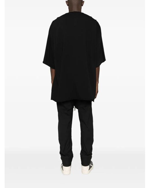 Rick Owens Black Short-Sleeve T-Shirt for men