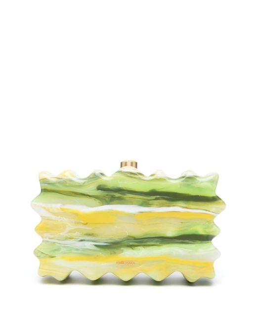 Cult Gaia Paloma Clutch in het Yellow