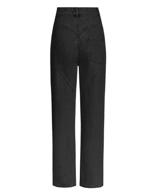 Area Black Crystal-Heart Jeans