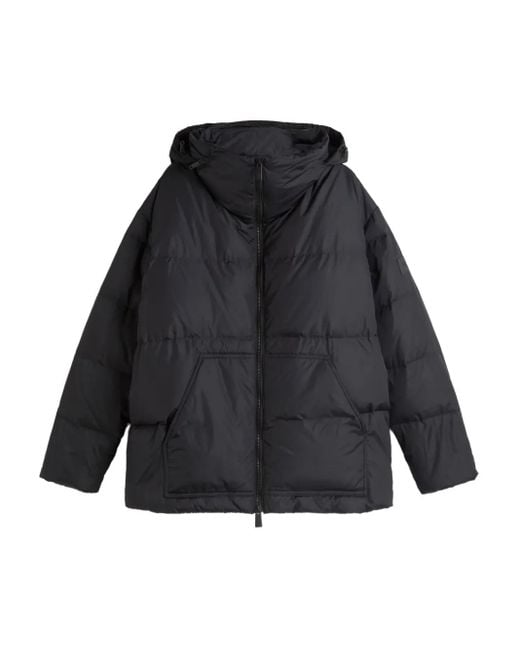 Premiata Black Hooded Padded Jacket for men