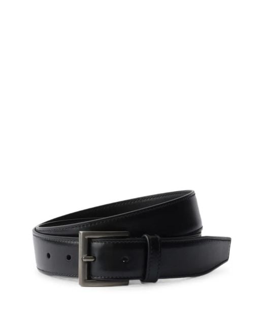 Cinturón De Piel Prada de hombre de color Black