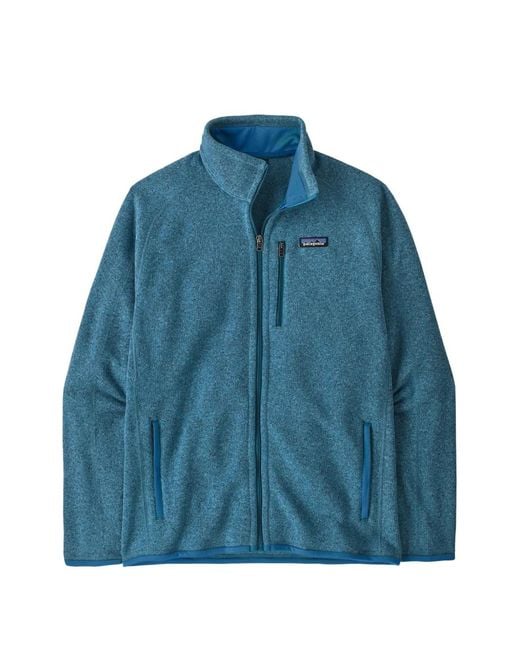 Patagonia Blue Sweat Zippé Better Sweater for men