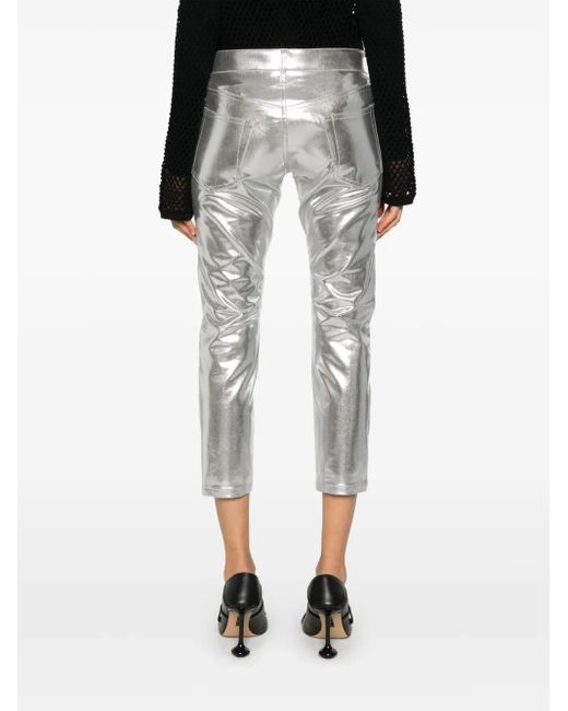 Junya Watanabe メタリック パンツ Gray